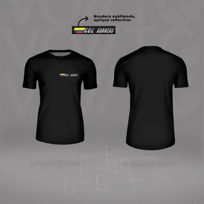 Camiseta negra entrenamiento