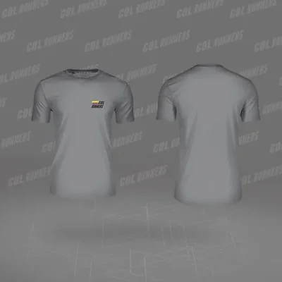 Camiseta gris de Entrenamiento Running