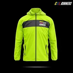 Chaqueta Cortaviento verde Neon