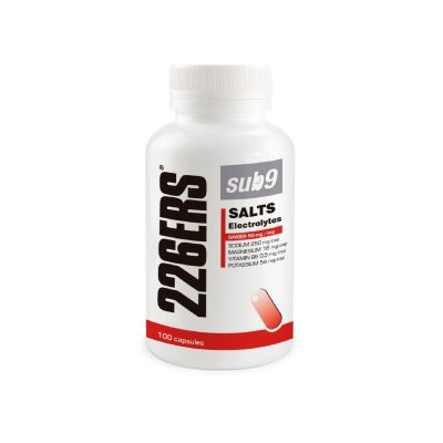 SUB9 Salts Electrolytes con y sin cafeína. 100 cápsulas