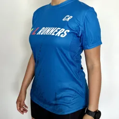 Camiseta de Entrenamiento Azul - Rojo