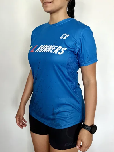 Camiseta de Entrenamiento Azul - Rojo