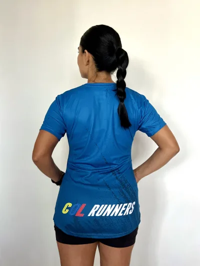 Camiseta de Entrenamiento Azul - Rojo