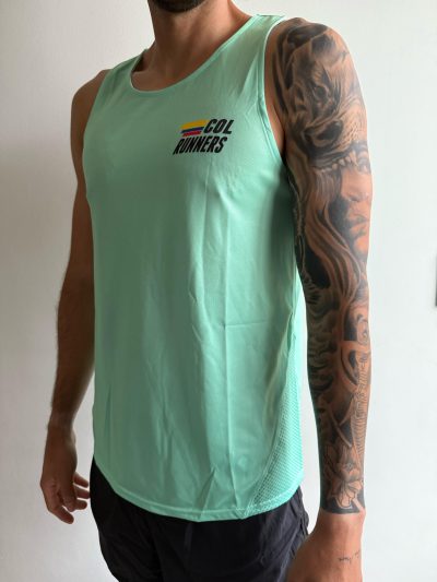 Esqueleto verde menta entrenamiento