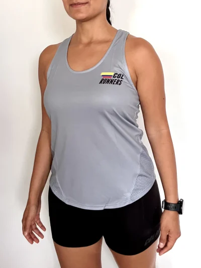 Esqueleto gris de Entrenamiento Running