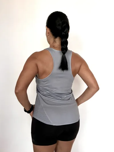 Esqueleto gris de Entrenamiento Running