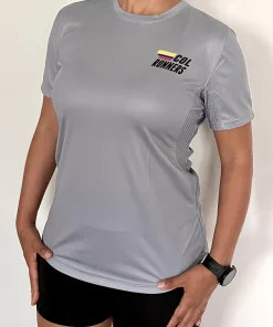 Camiseta gris de Entrenamiento Running