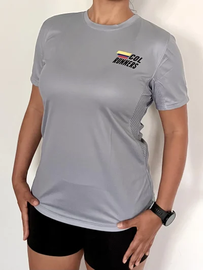 Camiseta gris de Entrenamiento Running