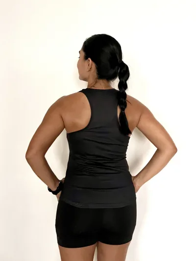 Esqueleto negro de entrenamiento