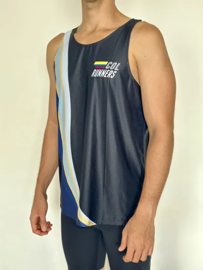 Esqueleto línea azul